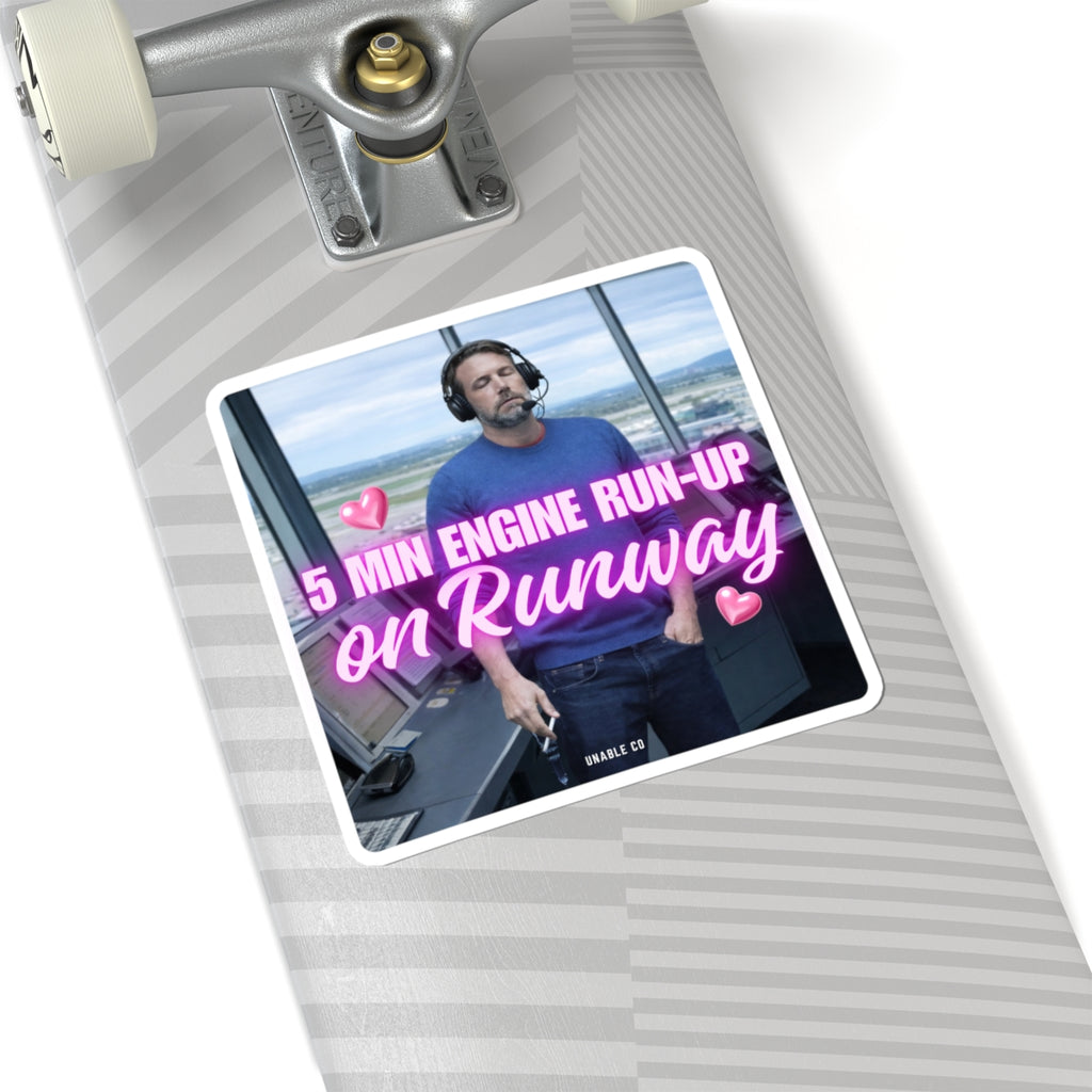 Engine Runup -sticker