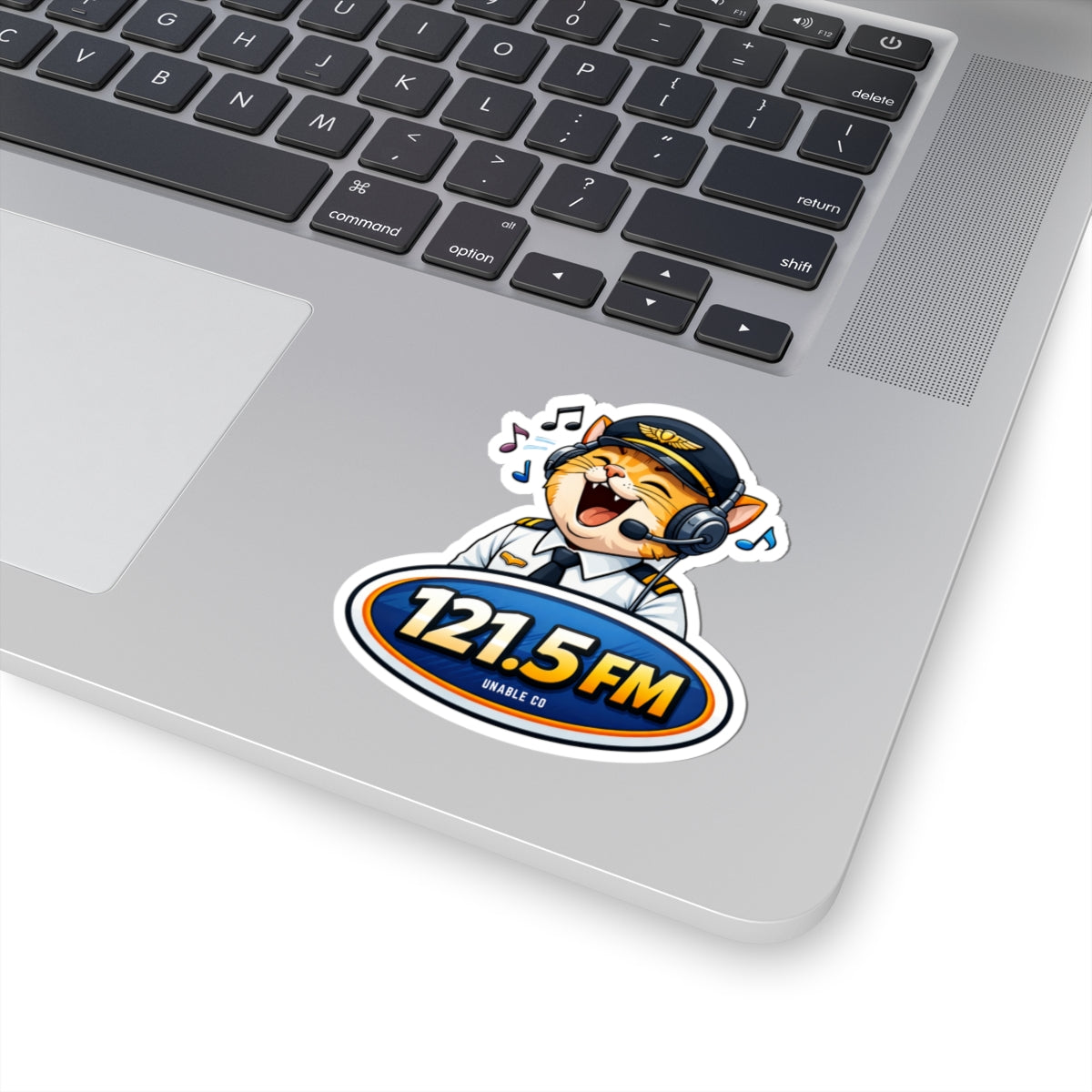 121.5FM -sticker