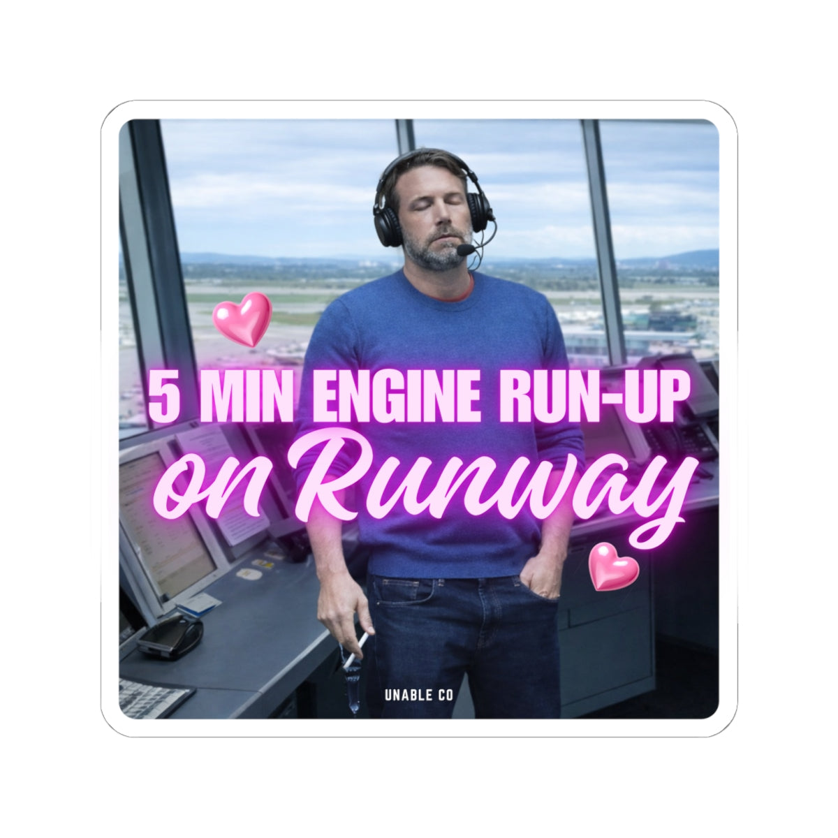 Engine Runup -sticker