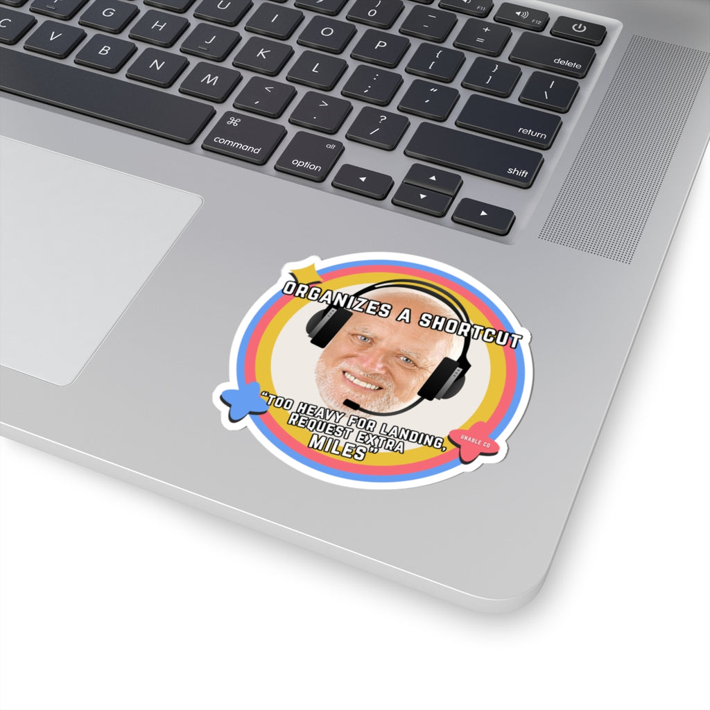 Hide the Pain -sticker