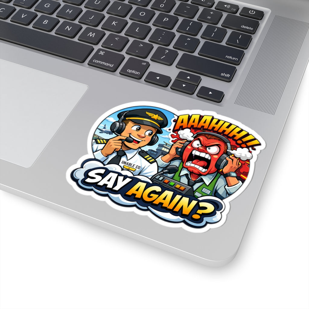 Say Again -sticker
