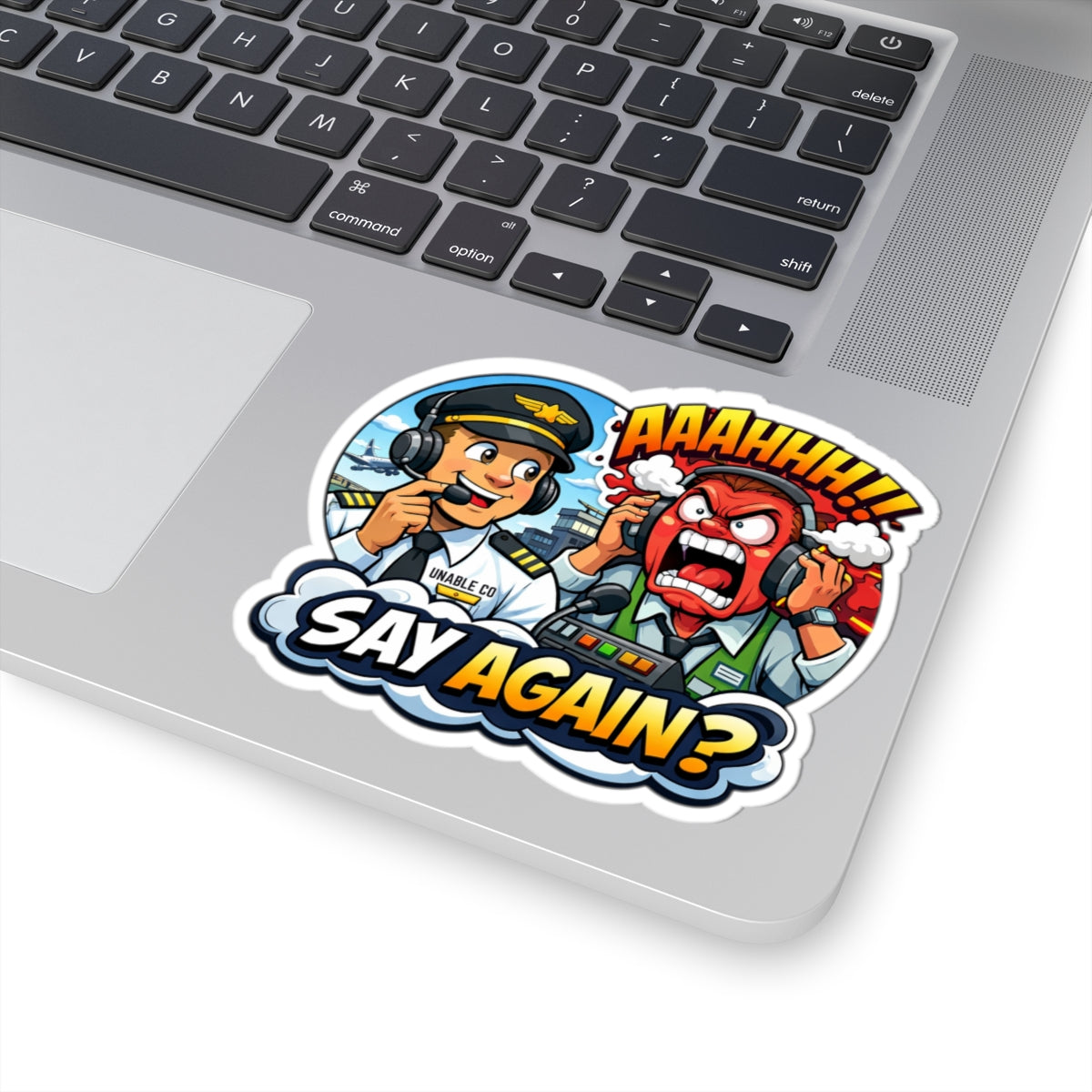 Say Again -sticker