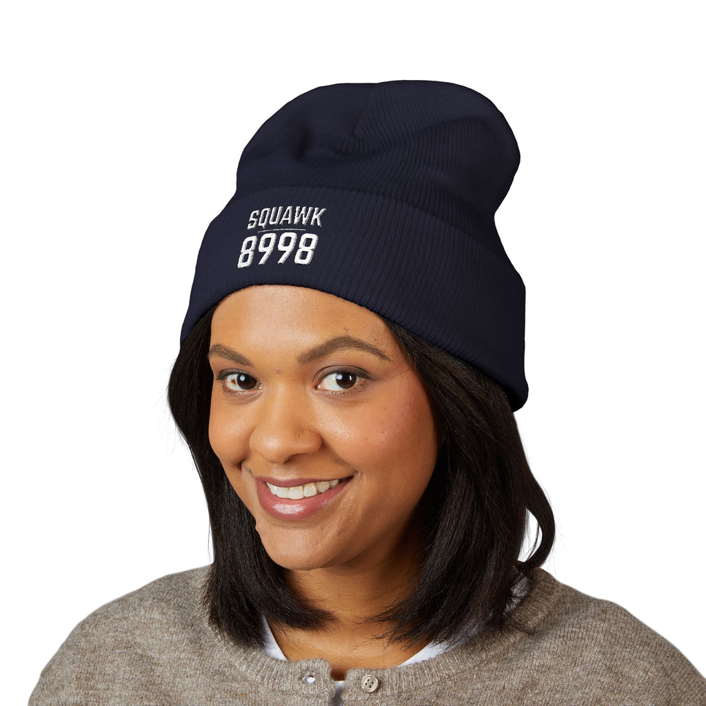 Embroidered SQ8998 Classic Cuffed Beanie
