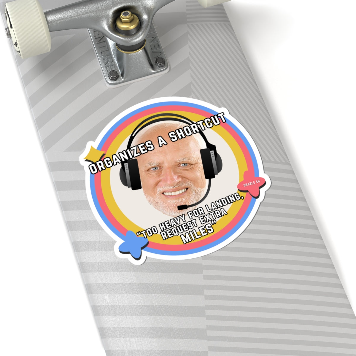 Hide the Pain -sticker