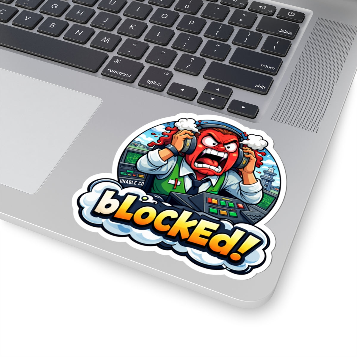 Blocked! -sticker