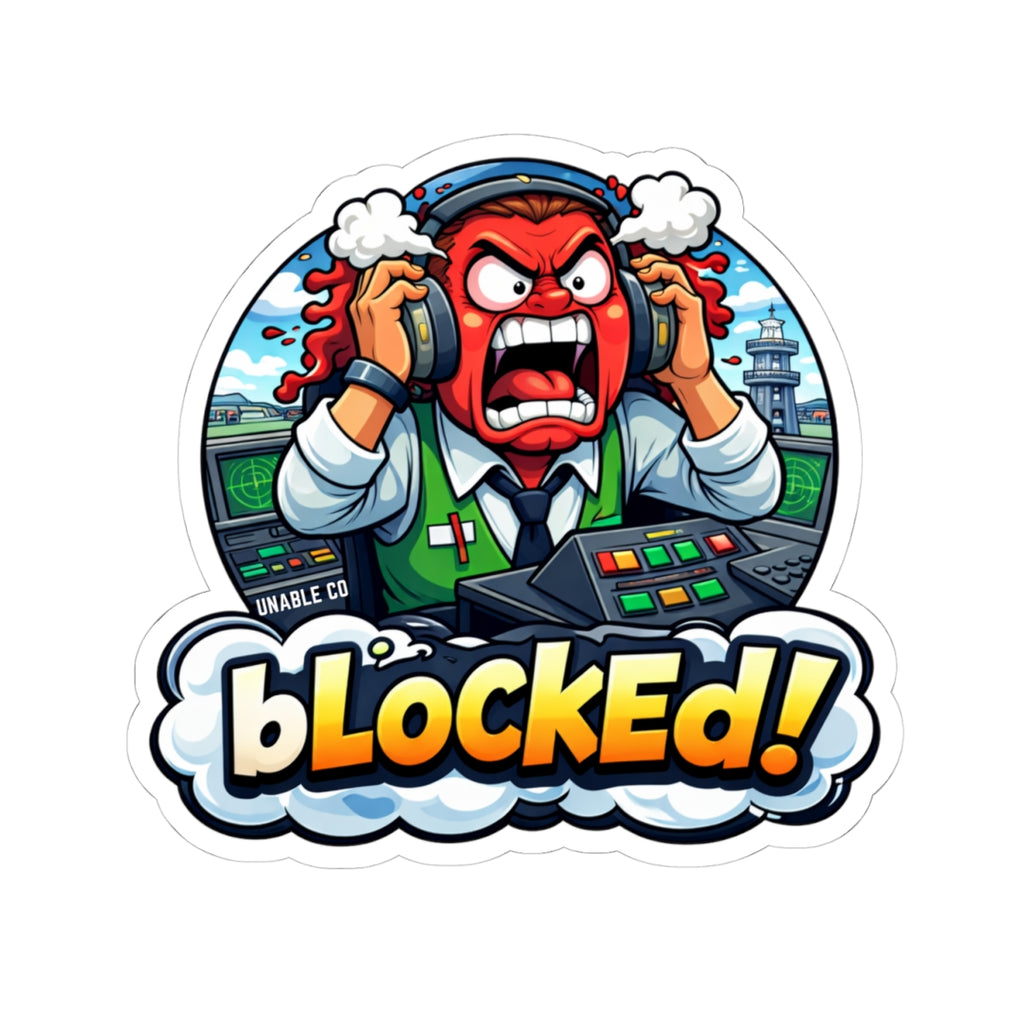 Blocked! -sticker