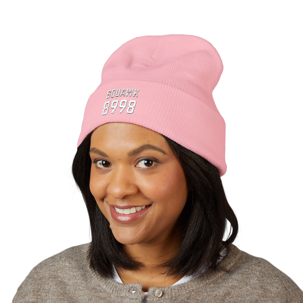 Embroidered SQ8998 Classic Cuffed Beanie