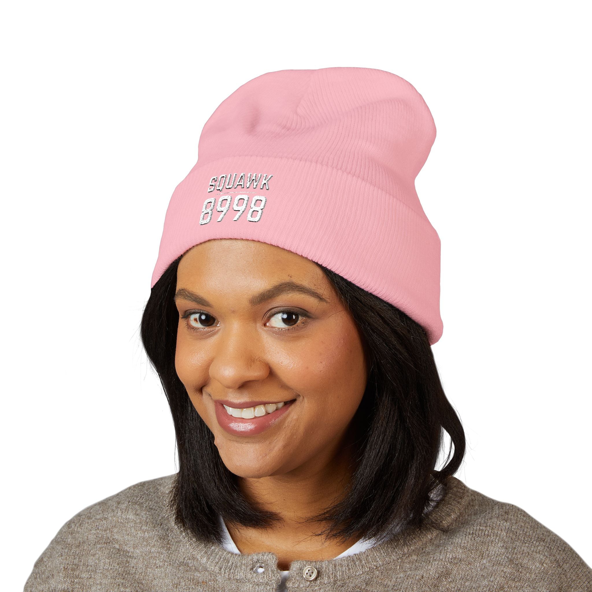 Embroidered SQ8998 Classic Cuffed Beanie