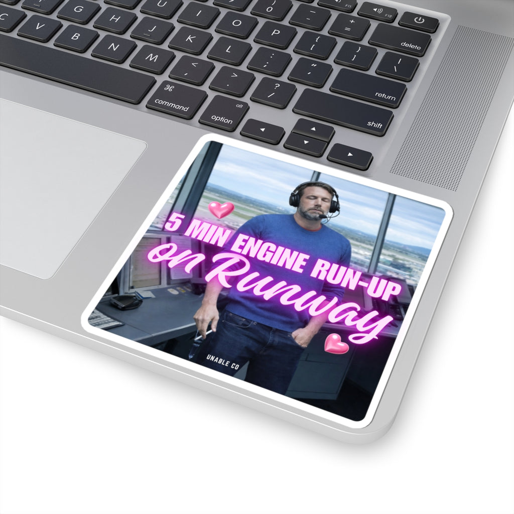 Engine Runup -sticker