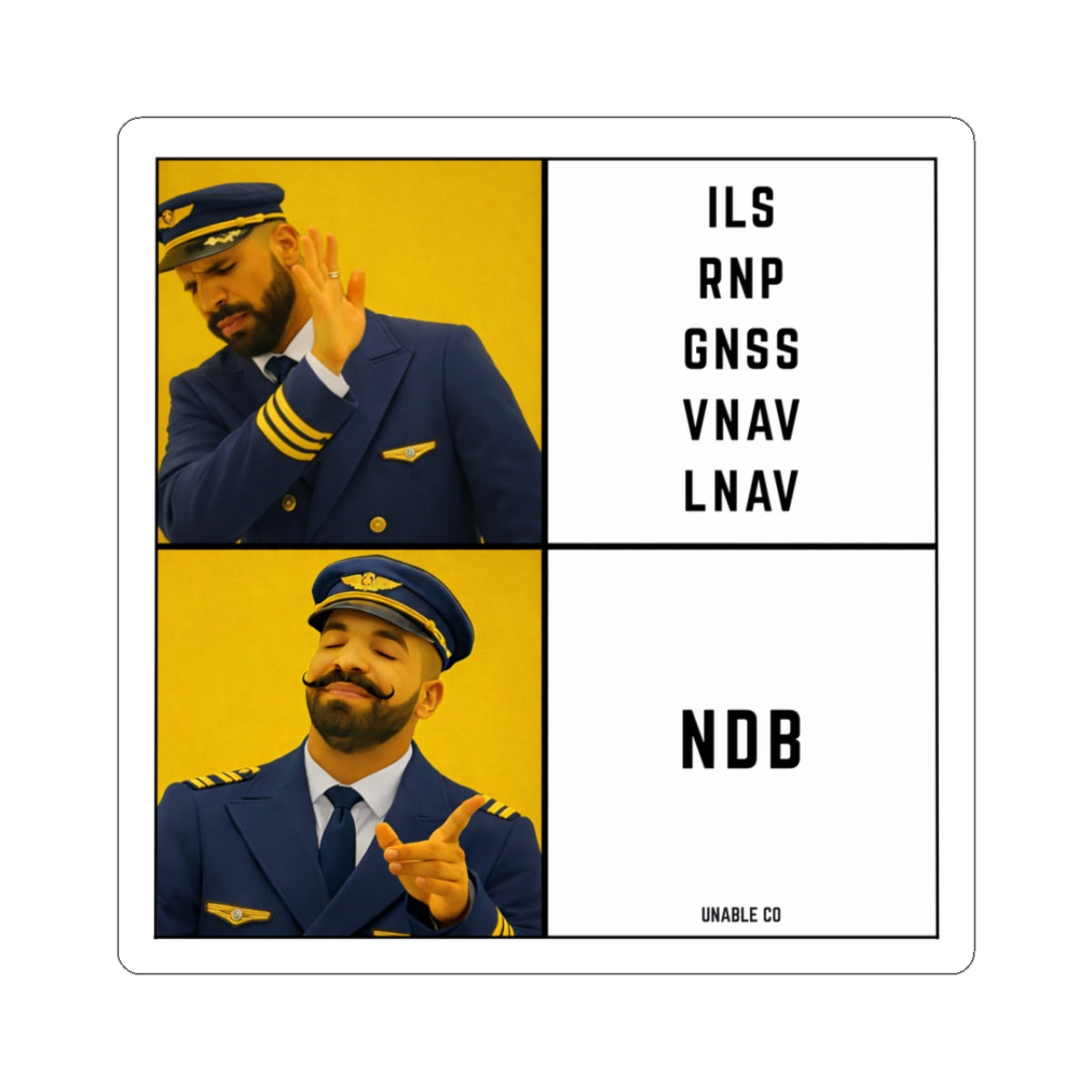 NDB -sticker