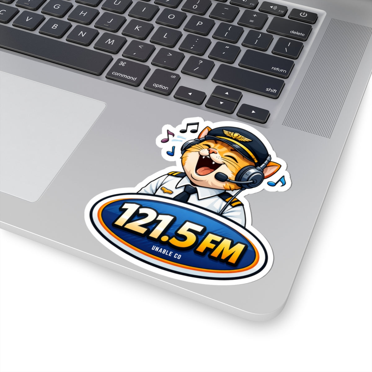 121.5FM -sticker