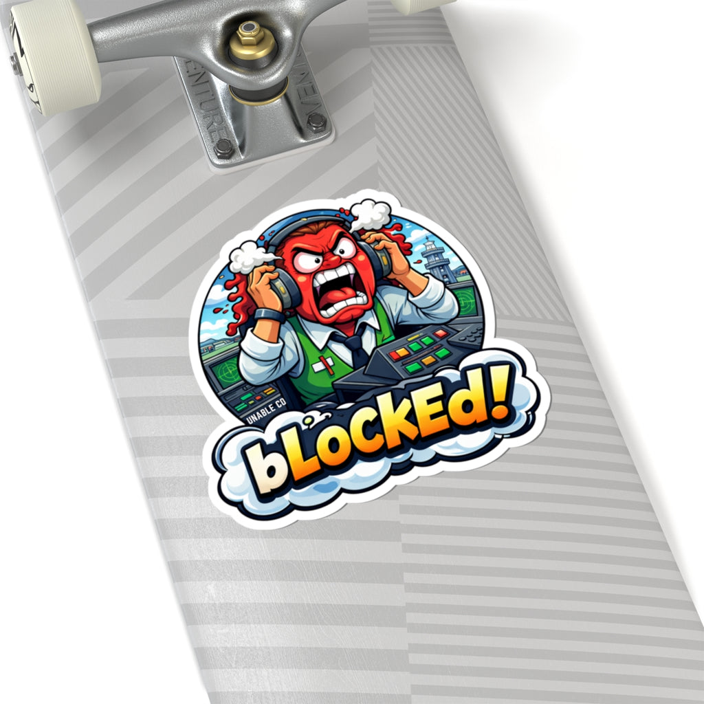 Blocked! -sticker
