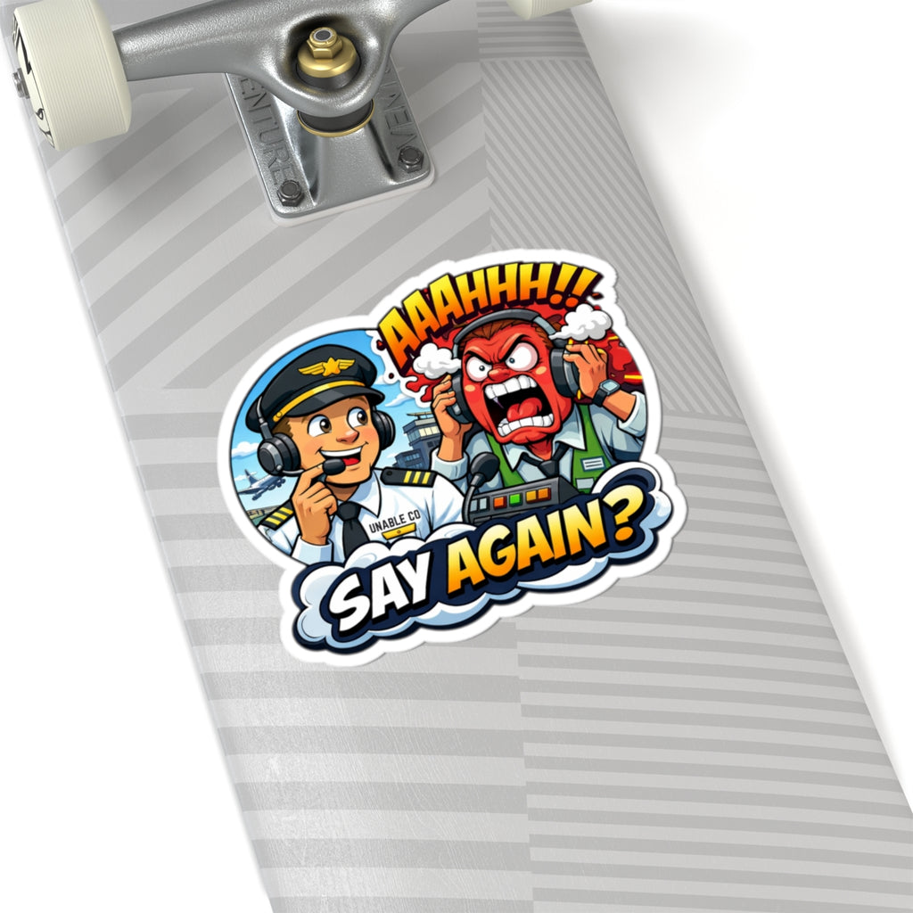 Say Again -sticker