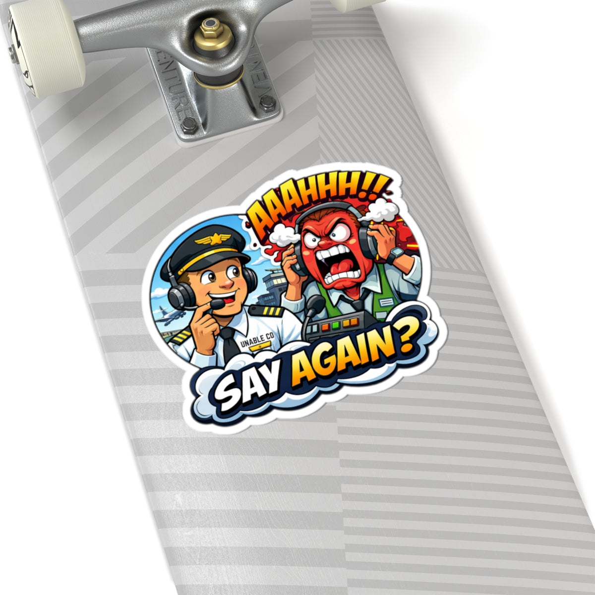 Say Again -sticker