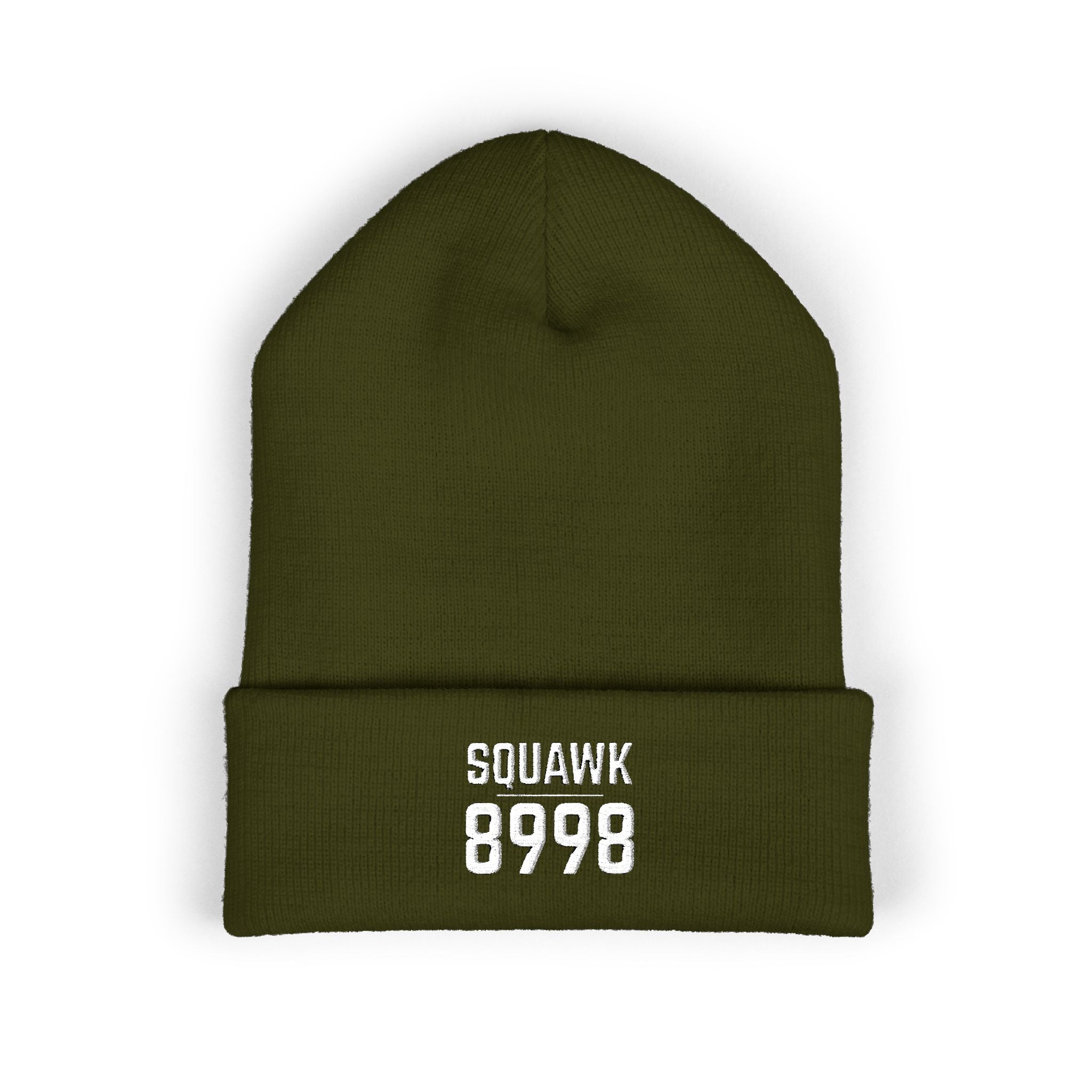 Embroidered SQ8998 Classic Cuffed Beanie