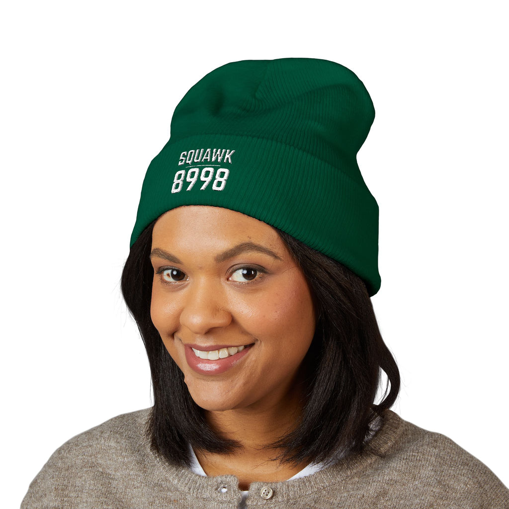 Embroidered SQ8998 Classic Cuffed Beanie